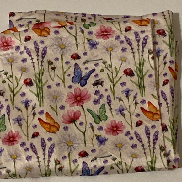 DEFENSE Sleeves for farmers gardener weeding outdoor enthusiast white floral - Picture 3 of 3